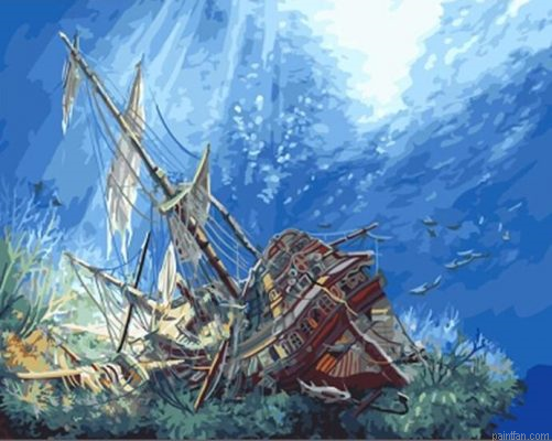 Shipwrecks Ocean Paint By Numbers.png
