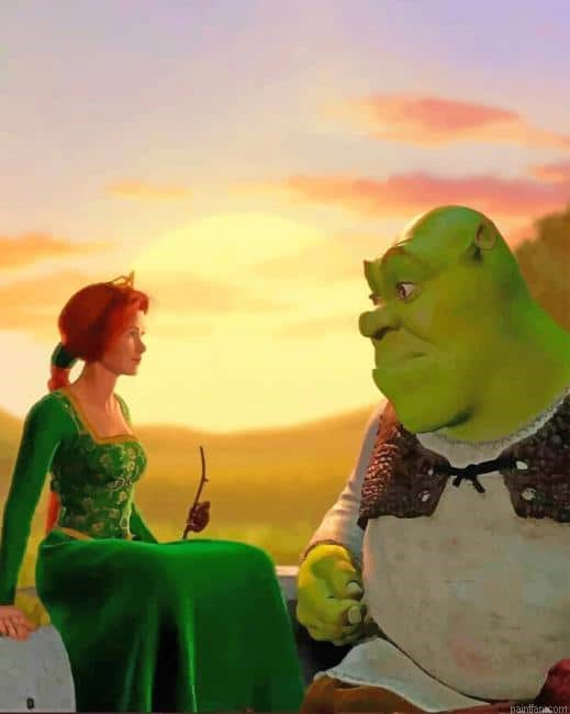 Shrek And Princess Fiona Paint By Number.png