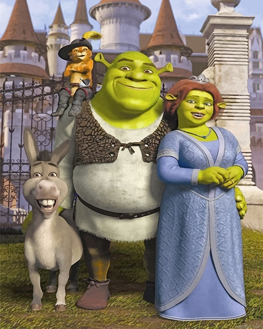 Shrek Family New Paint By Numbers.png