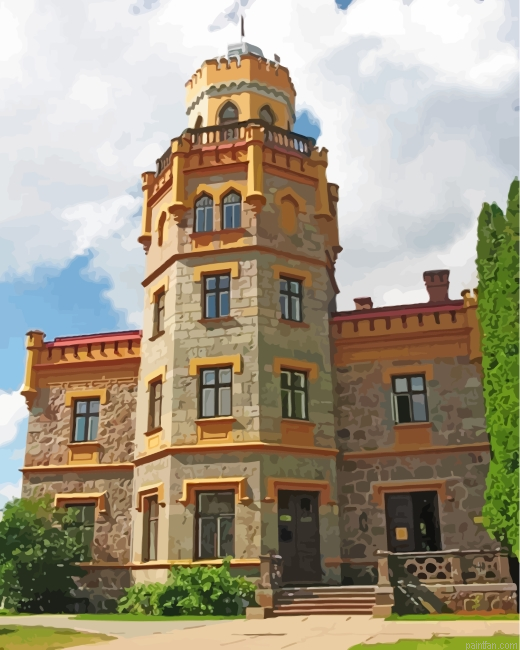 Sigulda Castle Paint By Numbers.png