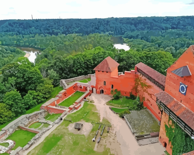 Sigulda Latvia Paint By Numbers.png