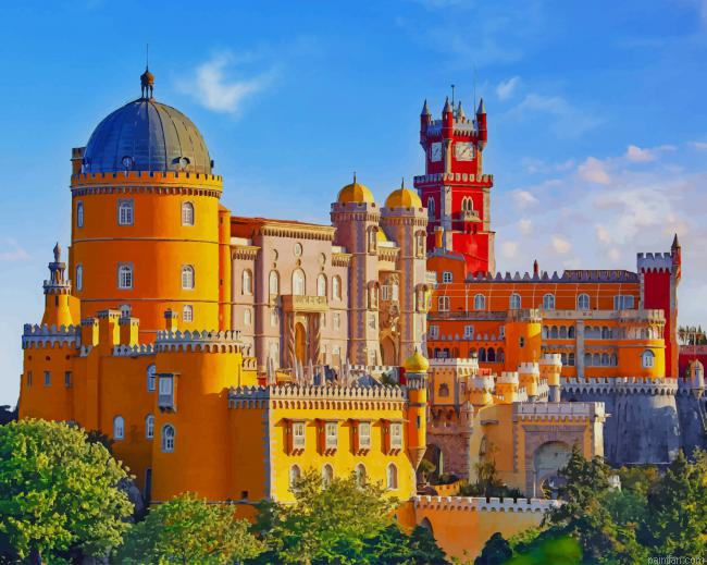 Sintra Cascais Natural Park Landmark New Paint By Numbers.png