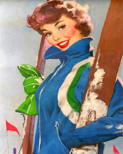 Skiing Girl Paint By Number.png