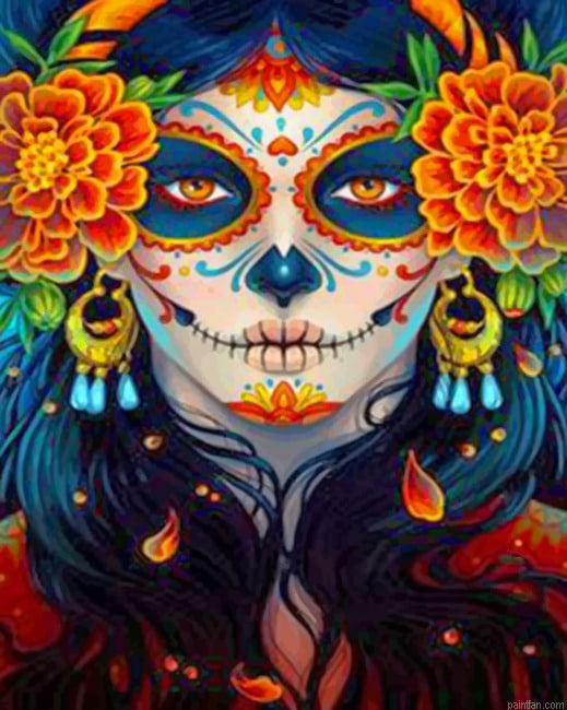 Skull Woman New Paint By Numbers.png