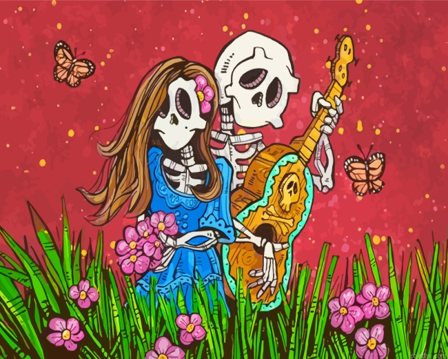 Skulls Couple Paint By Number.png