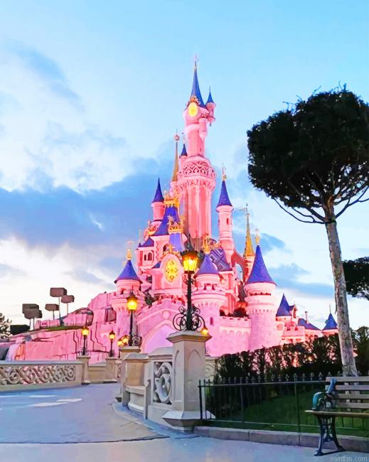 Sleeping Beauty Castle New Paint By Numbers.png