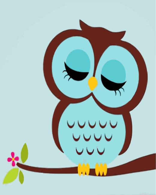Sleepy Owl Paint By Number.png