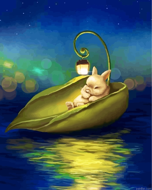 Sleepy Rabbit Paint By Number.png