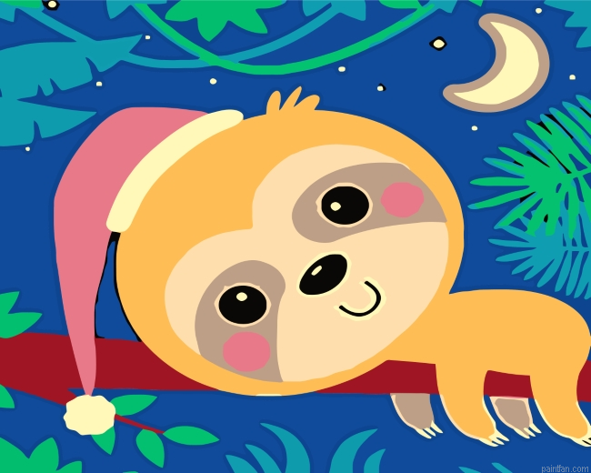 Sleepy Sloth Paint By Number.png