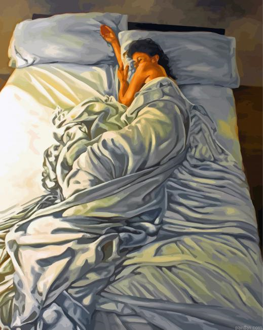 Sleepy Woman Paint By Number.png