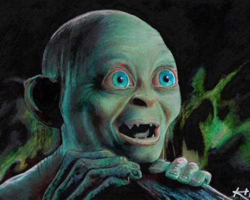 Smeagol The Lord Of The Rings Paint By Number.png