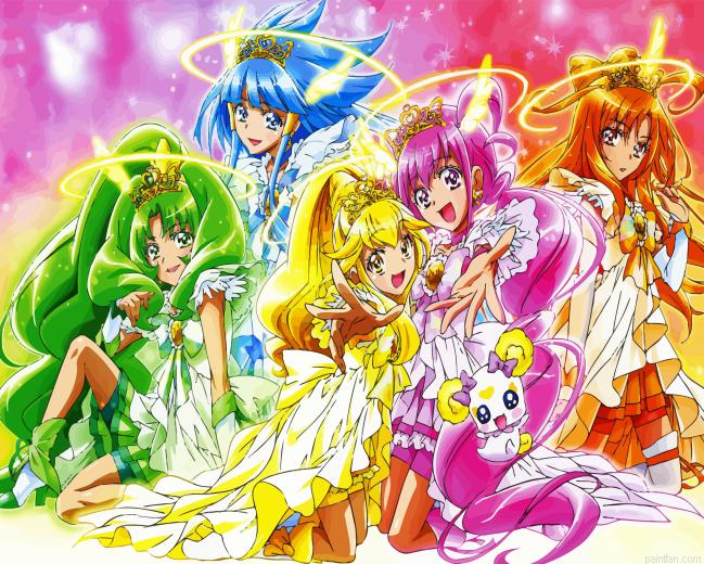 Smile Precure Paint By Numbers.png