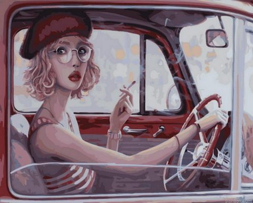 Smoking Girl Paint By Numbers.png