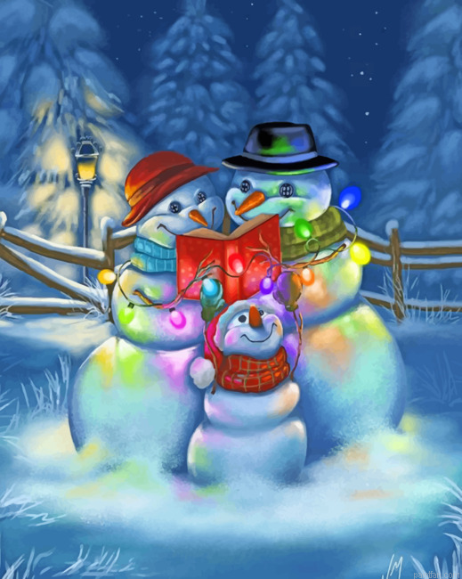 Snow Family Paint By Numbers.png
