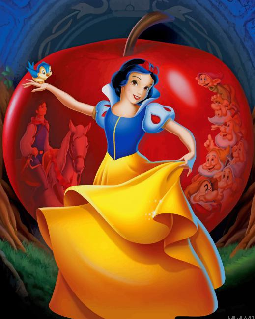 Snow White And The Apple New Paint By Numbers.png