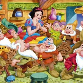 Snow And Dwarfs Paint By Numbers.png