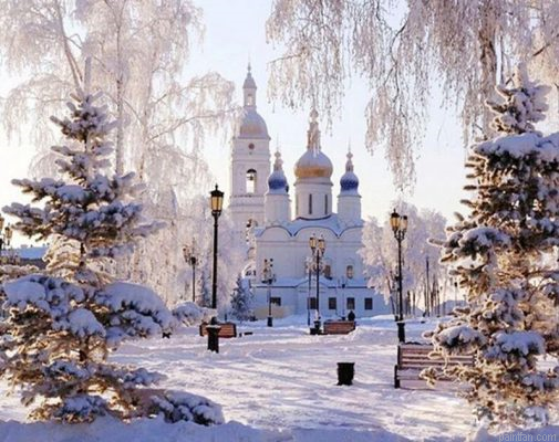 Snowy Palace Paint By Numbers.png