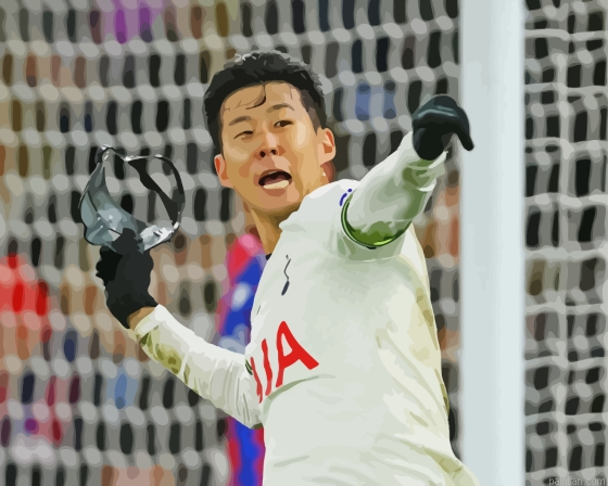 Son Heung Min Paint By Numbers.png