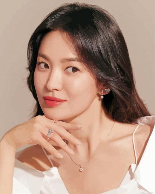 Song Hye Kyo Actress Paint By Numbers.png