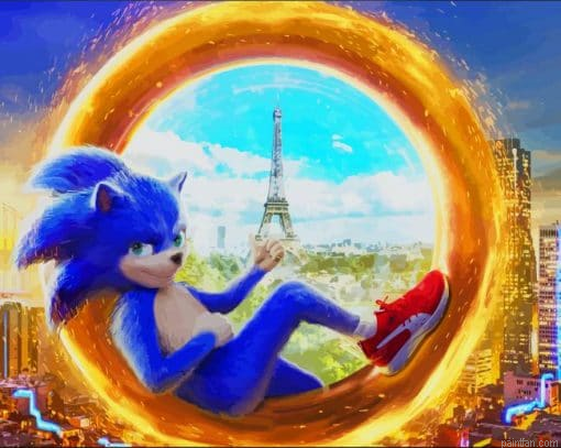 Sonic The Hedgehog Art Paint By Number.png