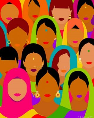 South Asian Women Paint By Number.png