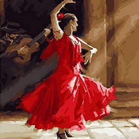 Spanish Ballet Dancer Paint By Numbers.png