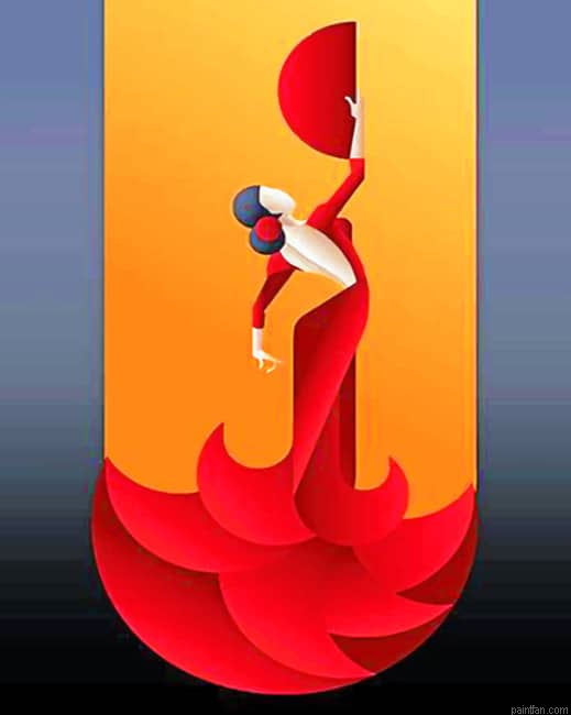 Spanish Woman Dancing New Paint By Numbers.png