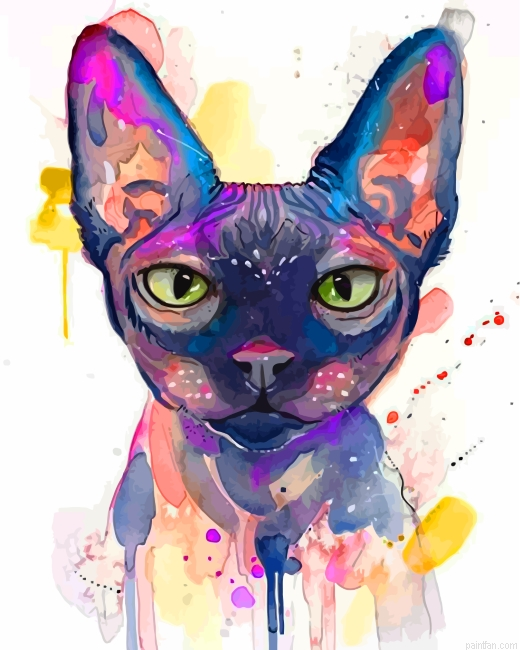 Sphinx Cat Art Paint By Number.png