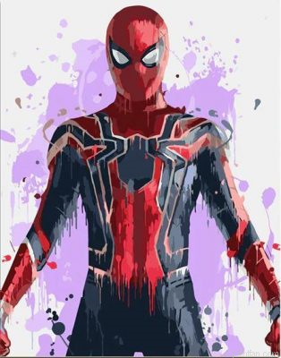 Spiderman Art Paint By Numbers.png