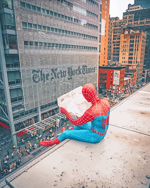 Spiderman New York Time New Paint By Numbers.png