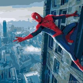 Spiderman Skyline Paint By Numbers.png