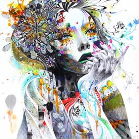 Spiritual Girl Paint By Numbers.png