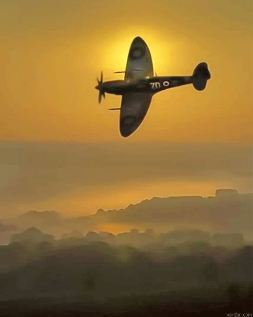 Spitfire Sunset New Paint By Numbers.png
