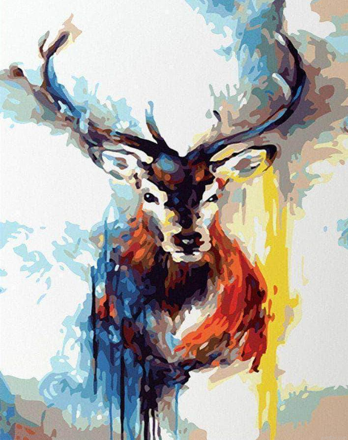 Splatter Deer Paint By Numbers.png