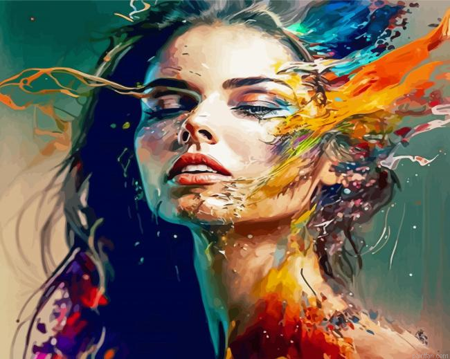 Splatter Woman Paint By Numbers.png