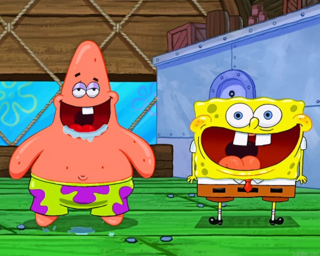 Sponge Bob And Patrick Star Paint By Number.png