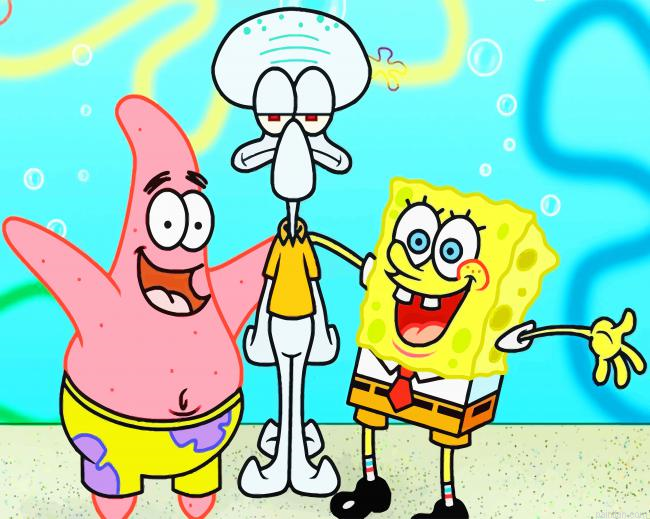 Spongebob Characters Paint By Number.png