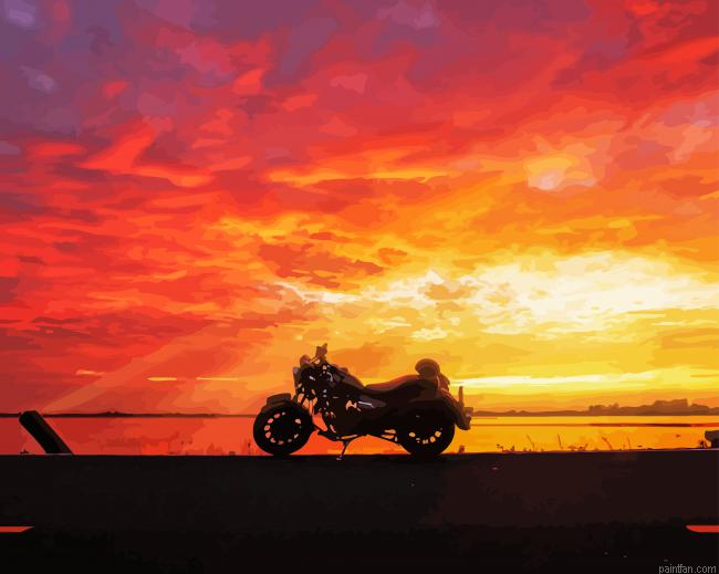 Sport Motorcycle Silhouette Paint By Numbers.png