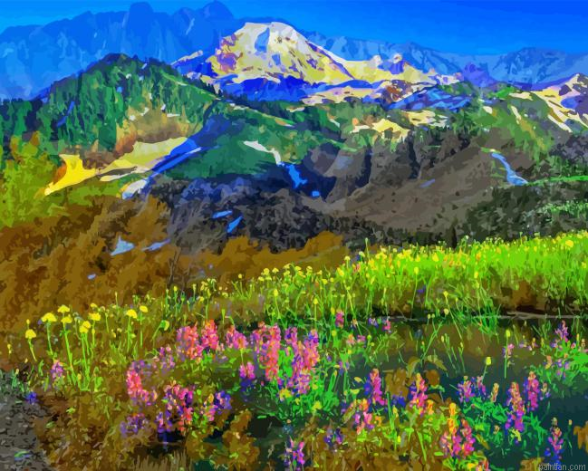 Springtime In Mountain Paint By Numbers.png