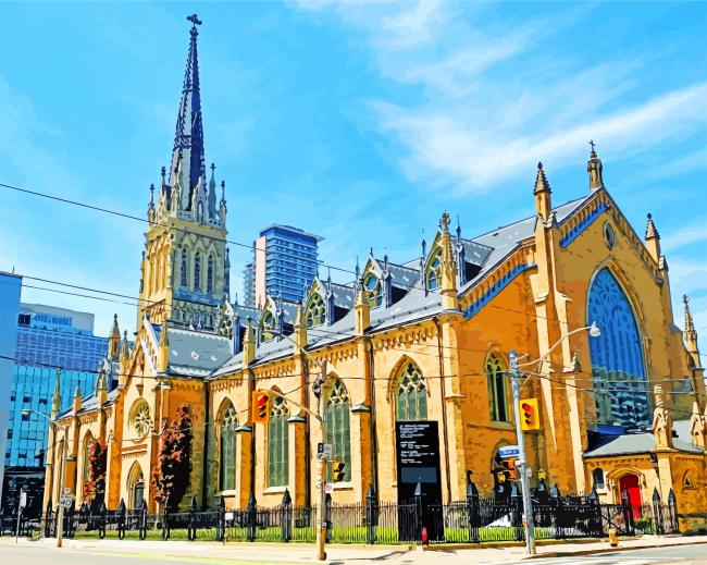 St Michaels Cathedral Basilica Toronto Paint By Number.png