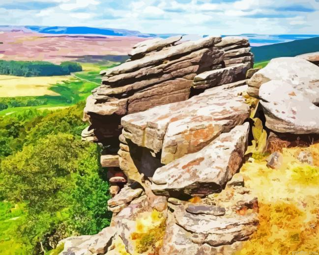 Stanage Edge Peak District Paint By Numbers.png