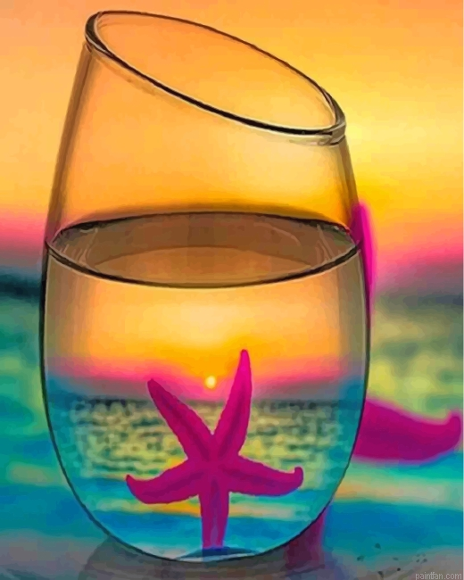 Starfich In A Glass Paint By Number.png