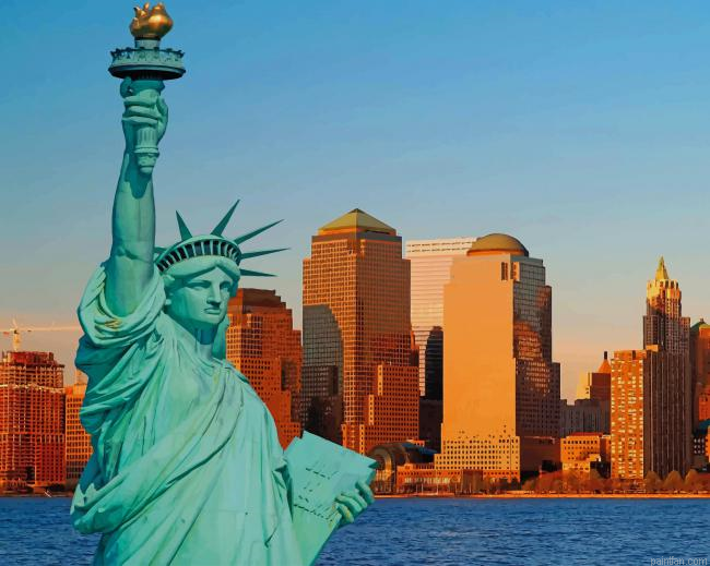 Statue Of Liberty In New York Paint By Number.png