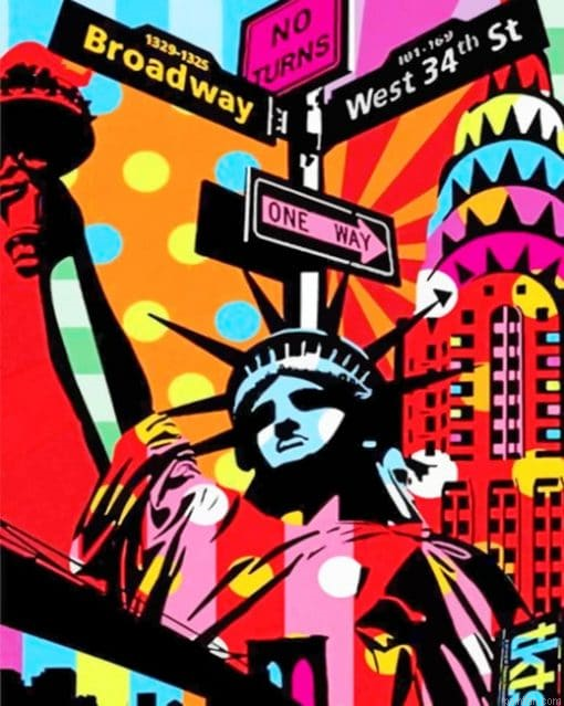 Statue Of Liberty New York Paint By Number.png