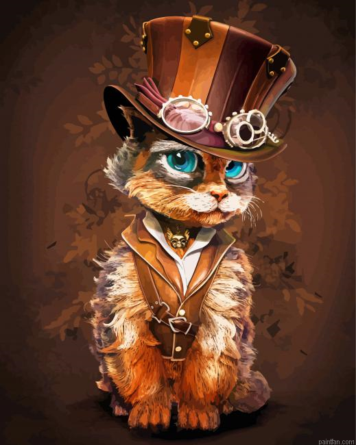 Steampunk Kitty Paint By Number.png