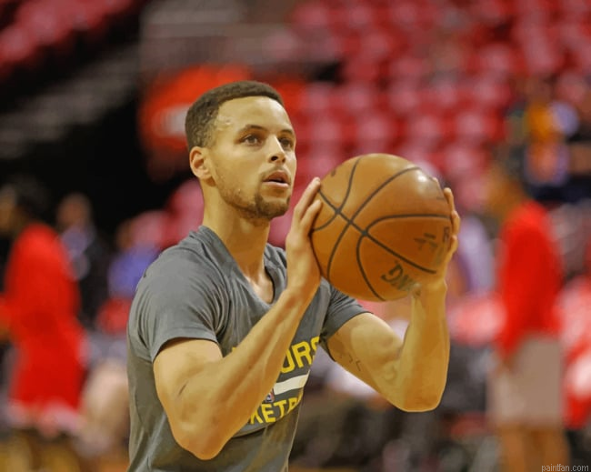 Stephen Curry Nba Golden State Warriors Paint By Numbers.png