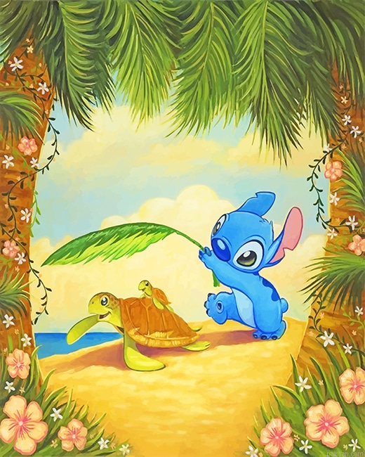 Stitch And His Friends New Paint By Numbers.png