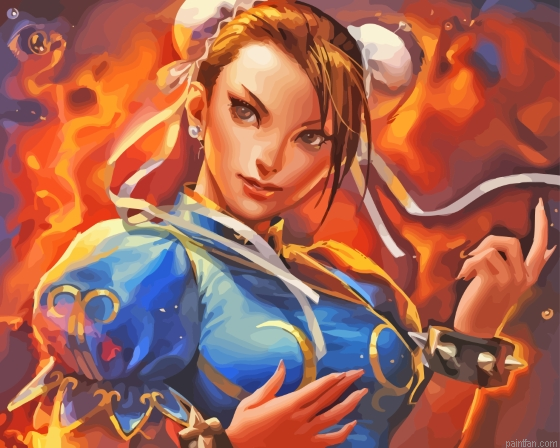 Street Fighter Chun Li Paint By Numbers.png