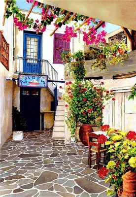 Streets In Santorini Paint By Numbers.png