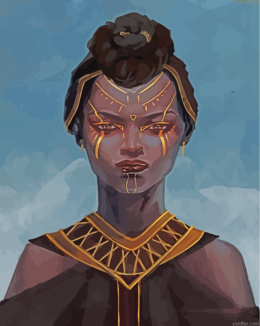 Strong Black Woman Paint By Number.png